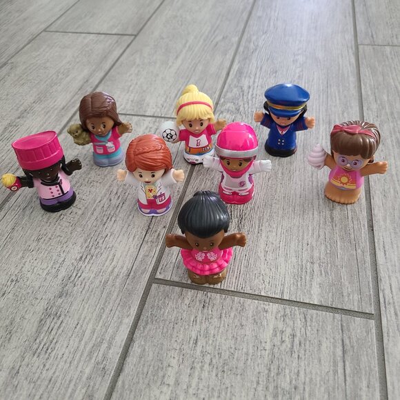 Little People Other - Fisher-Price Little People Career & Play Figures Lot – Set of 8 Kids